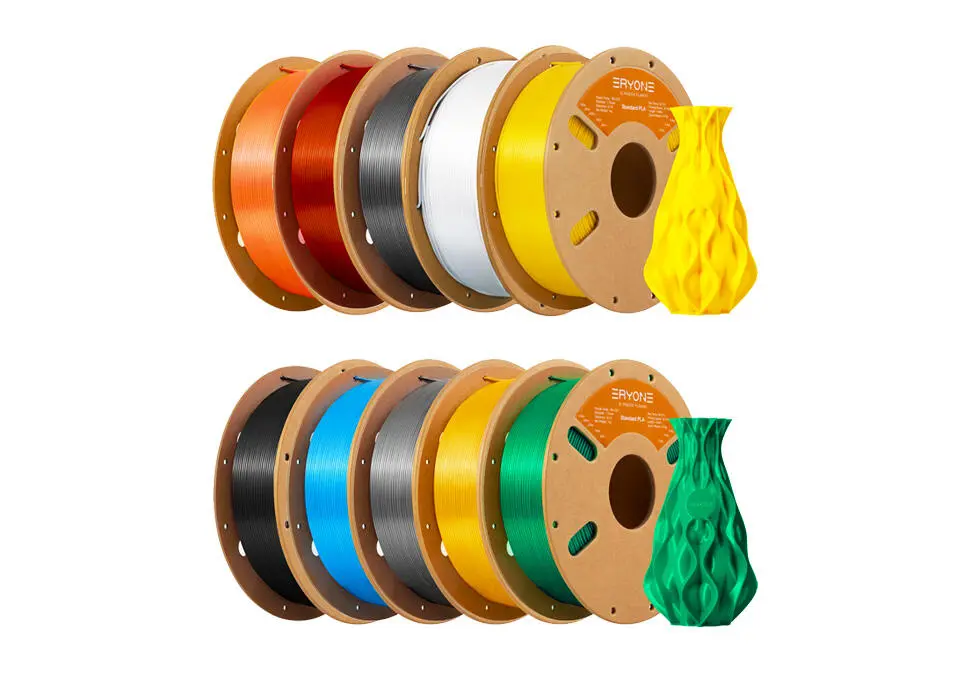 ERYONE FILEPLA1BLK | 3D Printer Filament PLA 1.75mm Black