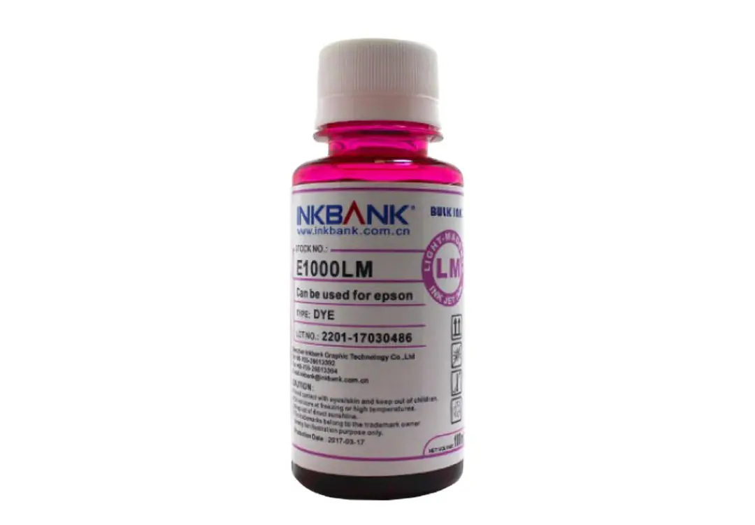 INKBANK INK100MLC | Printer Ink 100ml Light Cyan for Epson