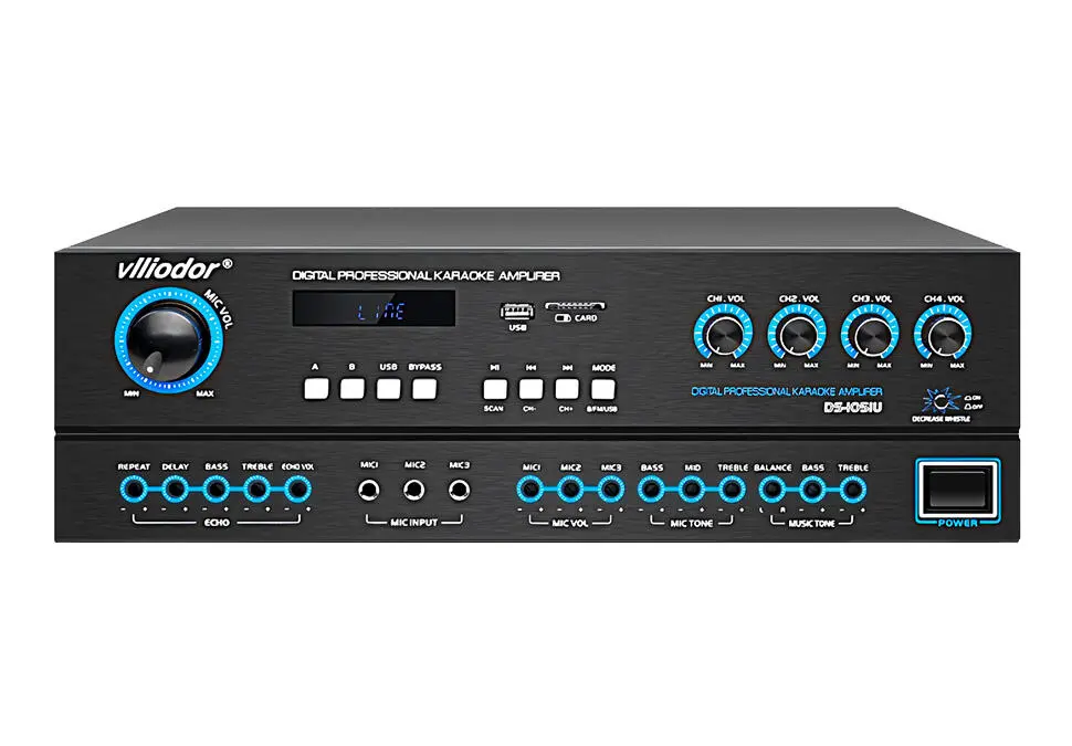 Vlliodor DS-1051U | Potolok Gürleýji Kuwetlendiriji 180W USB Bluetooth