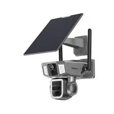 Powerology CAMPOWERPPBCHA69BK | Уличная IP-камера 2K 360° PTZ Солнечная