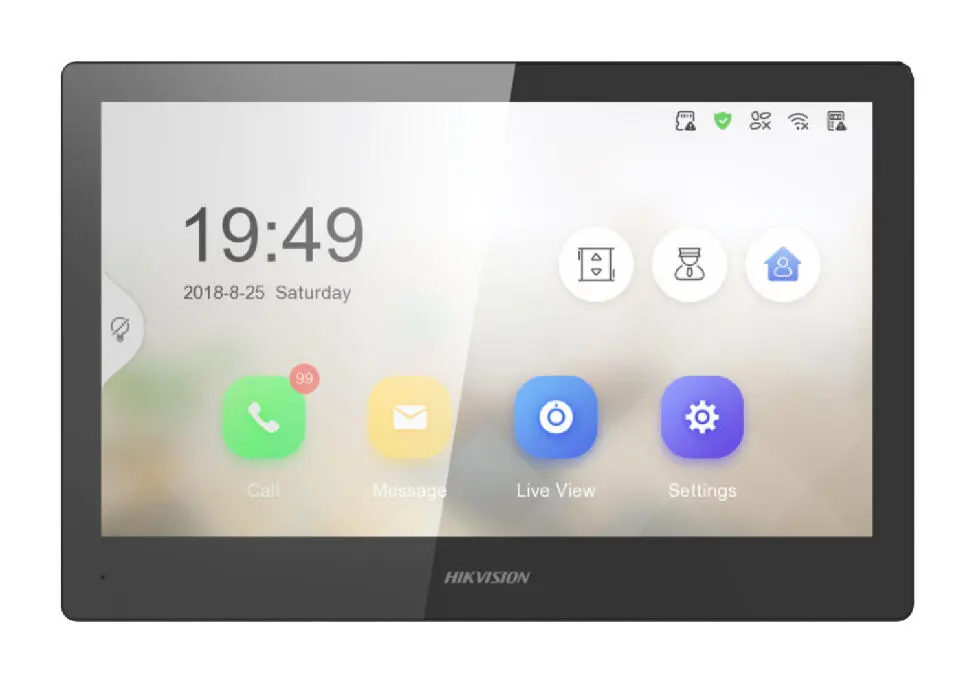 HIKVISION DS-KH8520-WTE1 | IP Video Intercom 7-inch Touchscreen