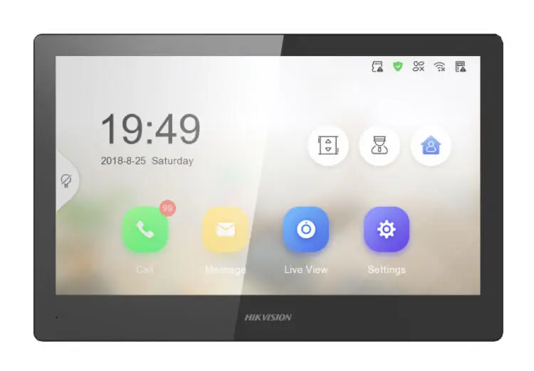 HIKVISION DS-KH8520-WTE1 | IP Video Intercom 7-inch Touchscreen