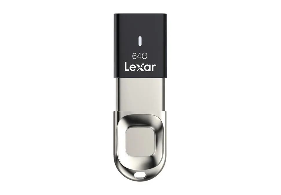 Lexar F35 FLLE64GF35 | USB флеш-накопитель 64ГБ с биометрической защитой