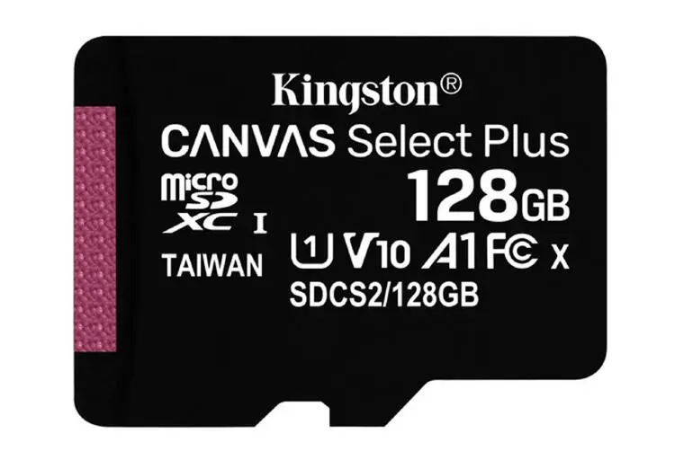 Kingston MICSDKI128GC10 | microSD Card 128GB Class 10 100MB/s