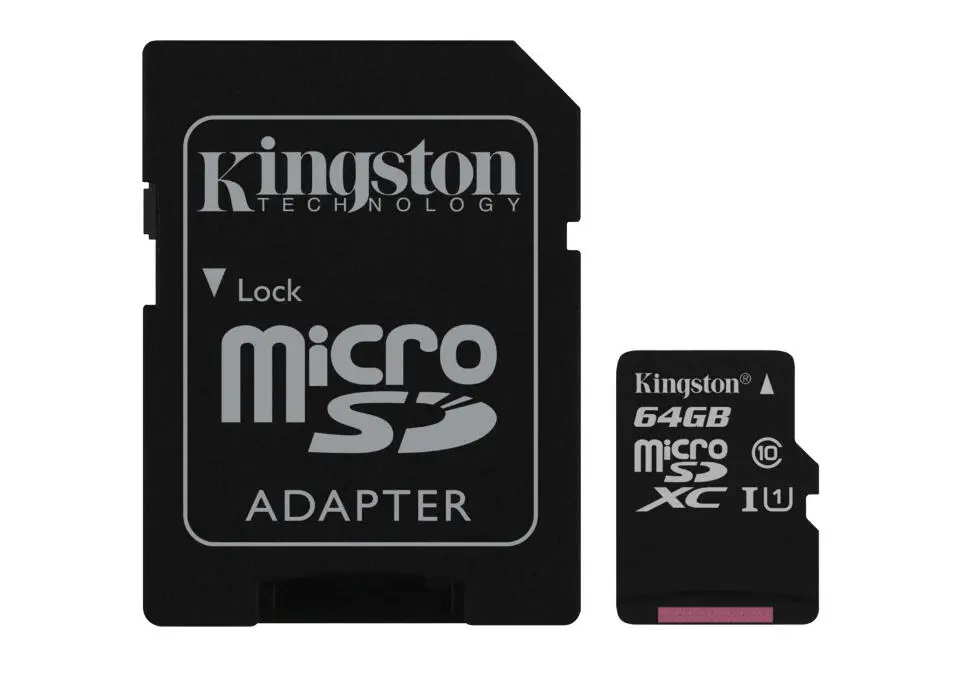 Kingston MICSDKI64GC10 | microSD karta 64GB Class 10 UHS-I 100MB/s + adapter