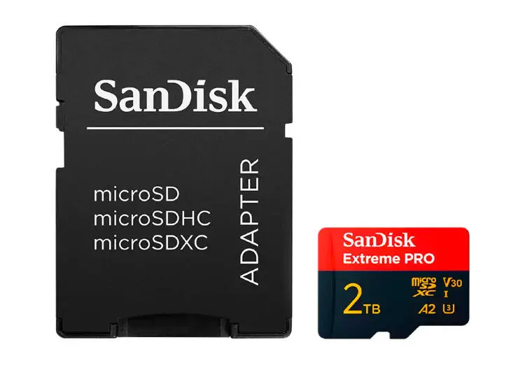 SanDisk MICSDSA2TB | microSD Card 2TB Extreme Pro Class 10 250MB/s