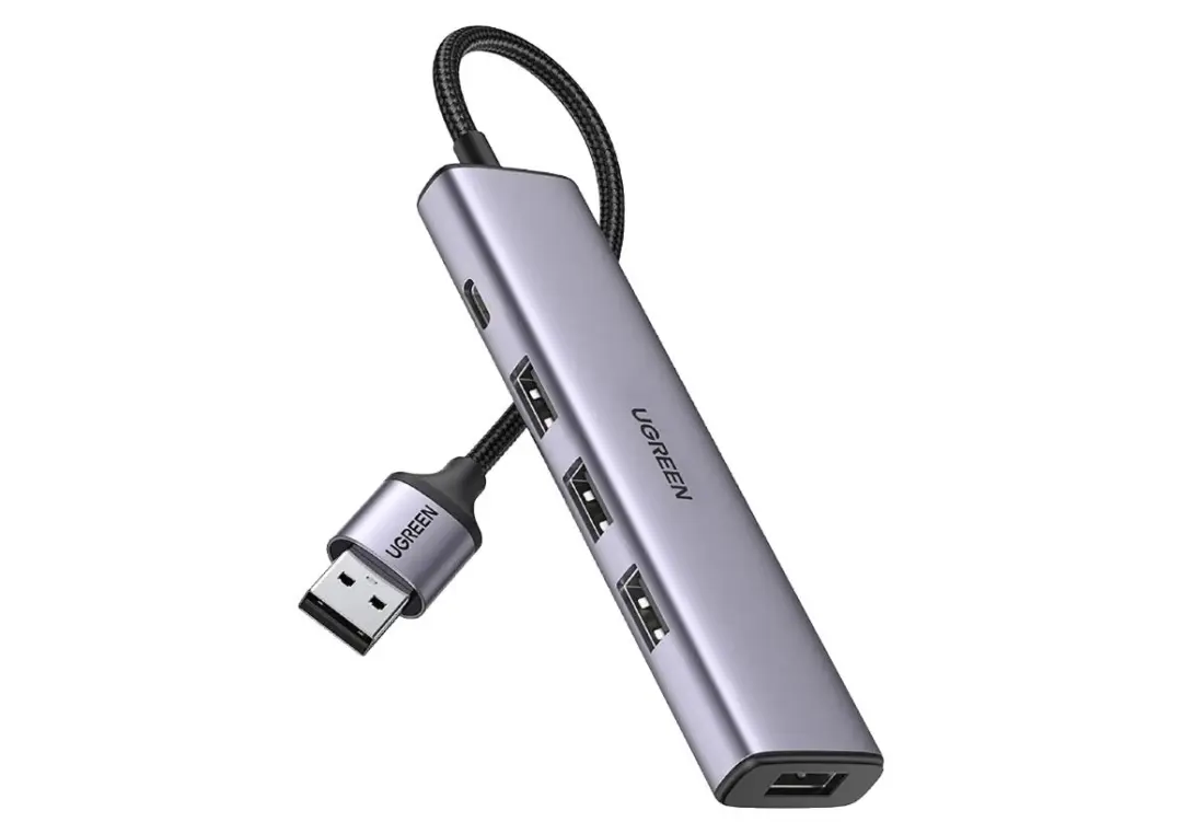 UGREEN UHUBUGCM473 | USB-хаб 4xUSB 3.0 металлический корпус