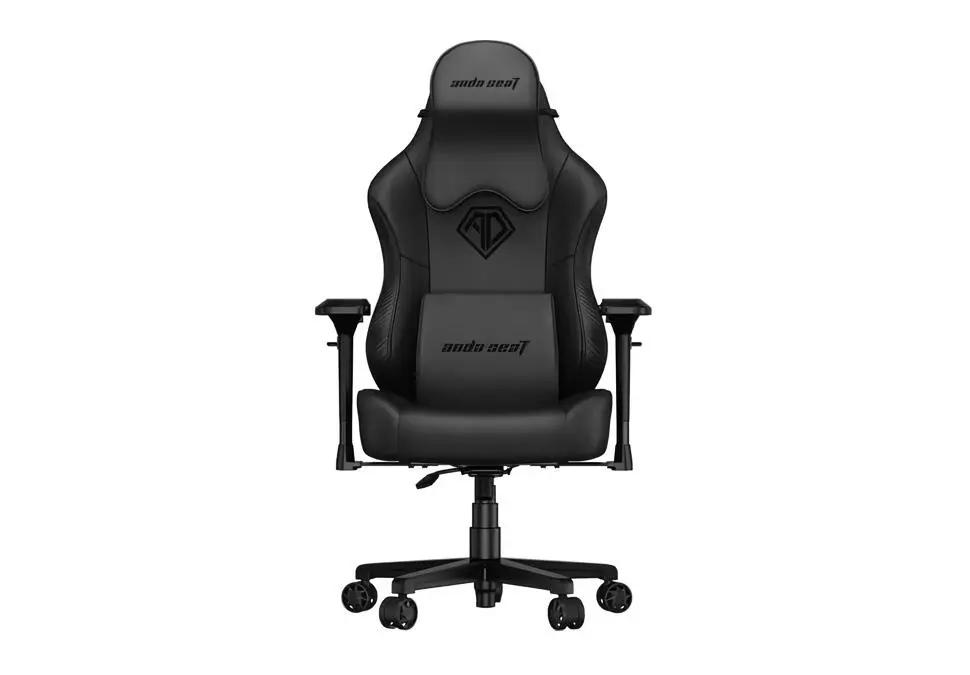 ANDASEAT GCAD18Y-06-GV-B-PVC | Gaming Chair 120kg Capacity Leather Black