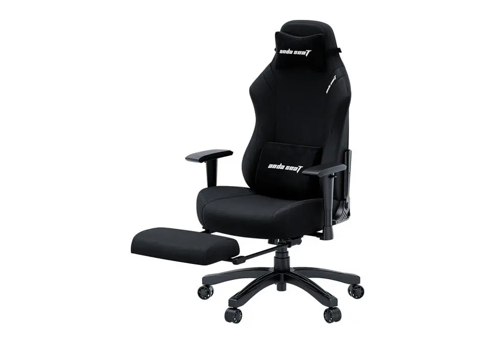 ANDASEAT Luna Pro L CHANAD18T-44-B-F | Игровое кресло с подставкой 110кг ткань