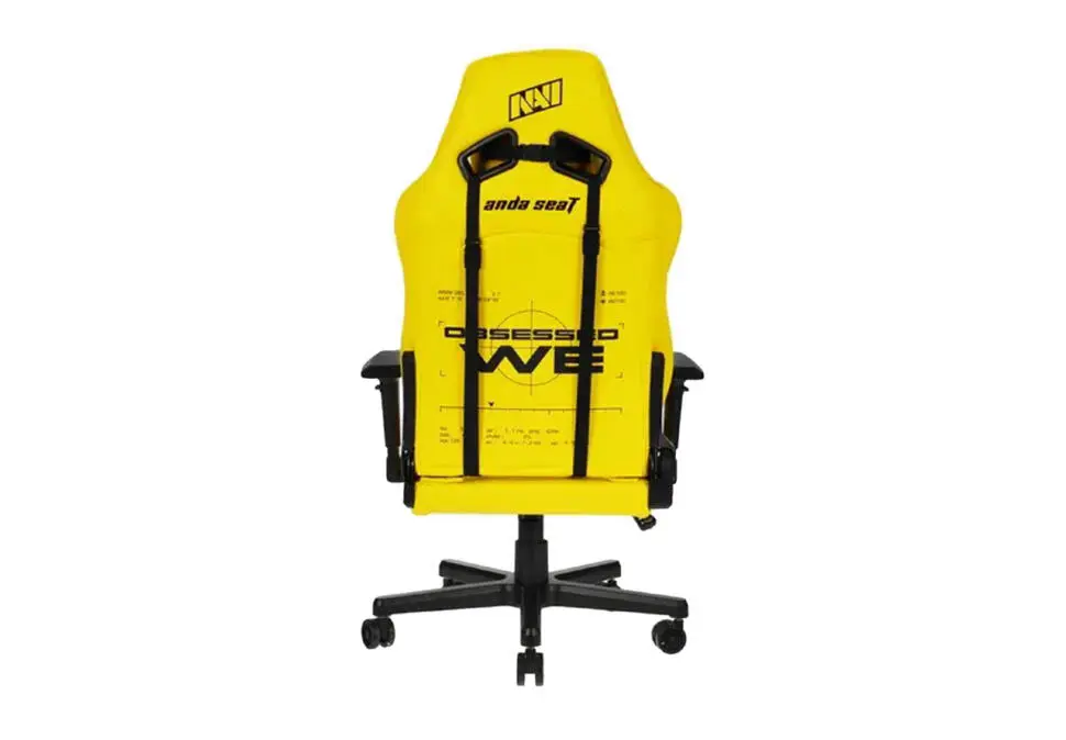ANDASEAT GCAAD1905YPV | Gaming Chair Leather Yellow 120 kg Load