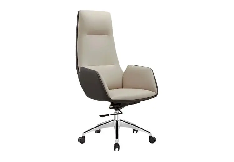 NOEL OCHNHALIHBIGE | Office Chair High Back Leather Gaslift 3Class Beige