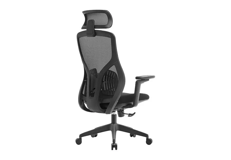 NOEL OCHNMILLYHBLK | Офисное кресло сетка подголовник черный