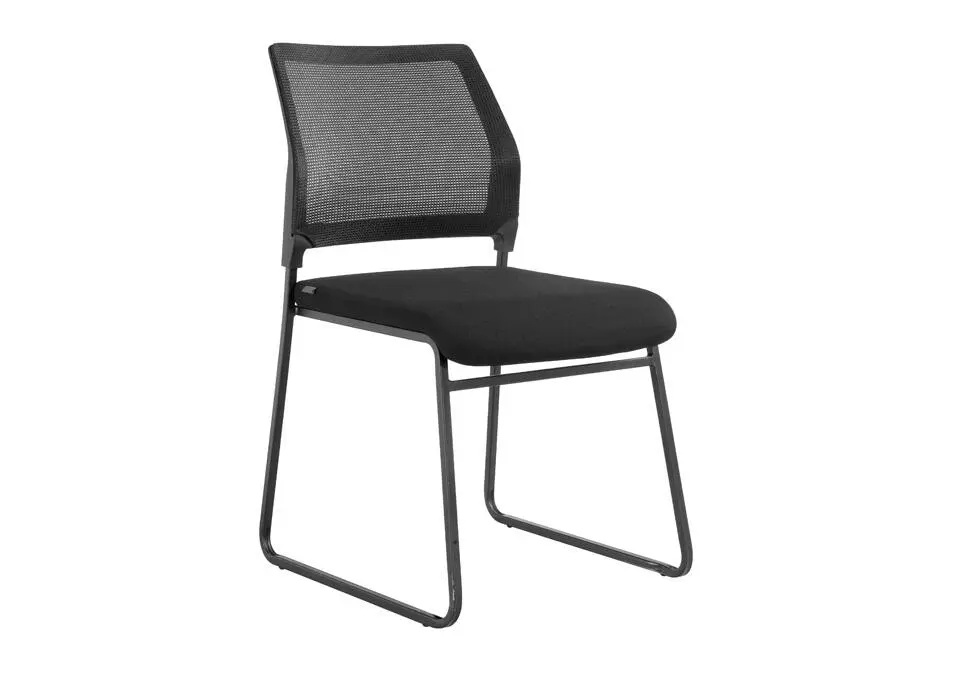 NOEL OCHNVICOBLK | Visitor Chair Mesh Mid Back Metal Base Black