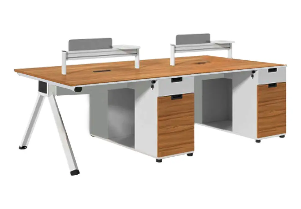 NOEL ODNWA2412WH | Офисный стол 4 места 2400x1200x1050 мм