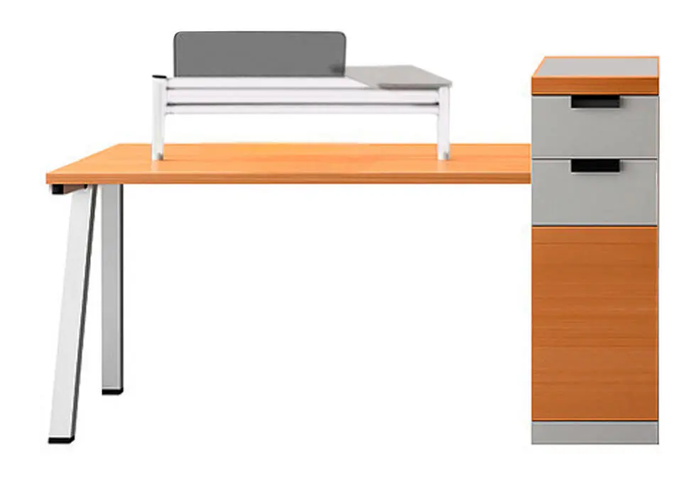 NOEL ODNYWB1512A | Офисный стол на 2 сотрудника 1550x1230x1050 мм