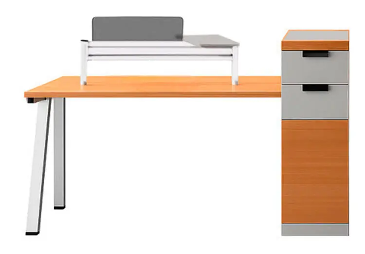 NOEL ODNYWB1512A | Офисный стол на 2 сотрудника 1550x1230x1050 мм