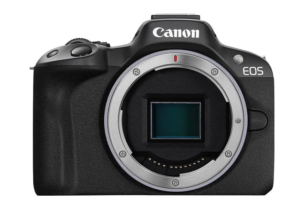 Canon EOS R50 | Bezserkala kamera toplumy 24,2MP UHD WiFi