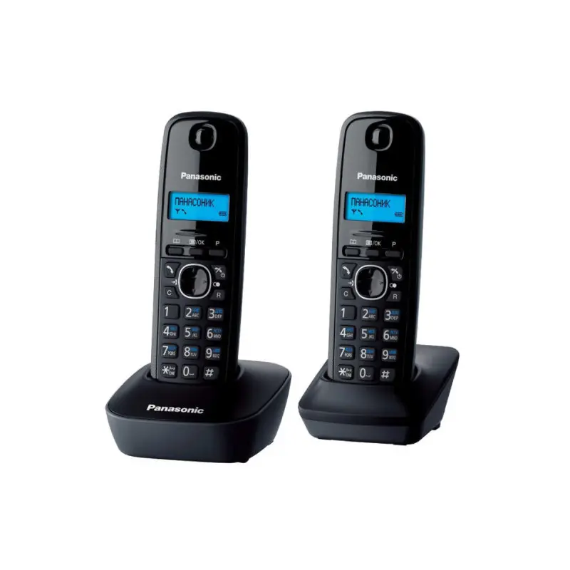 Panasonic KX-TG1612 | Simsiz Telefon 2 Trubka 300 m Aýratynlyk