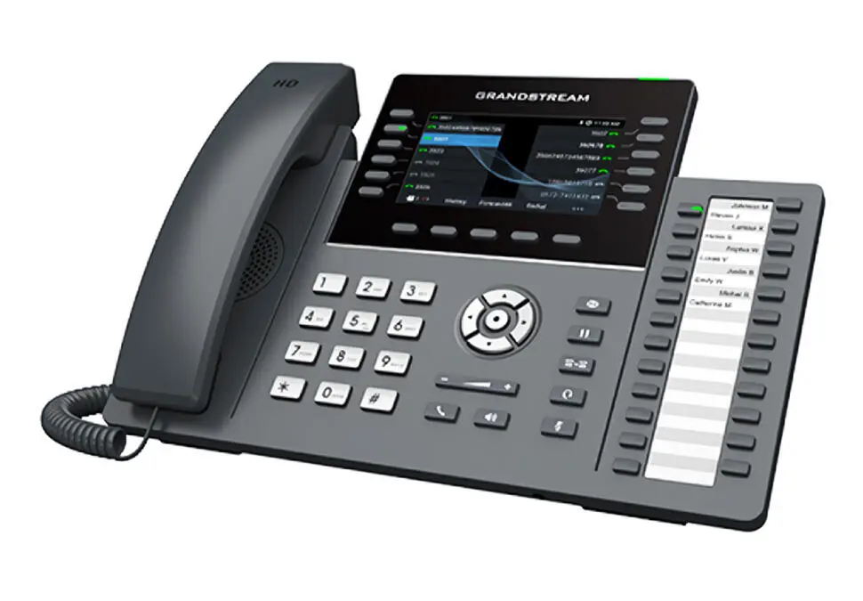 Grandstream GRP2636 | Kabel IP Telefony PoE 6 SIP 12 Liniýa 4.3" reňkli