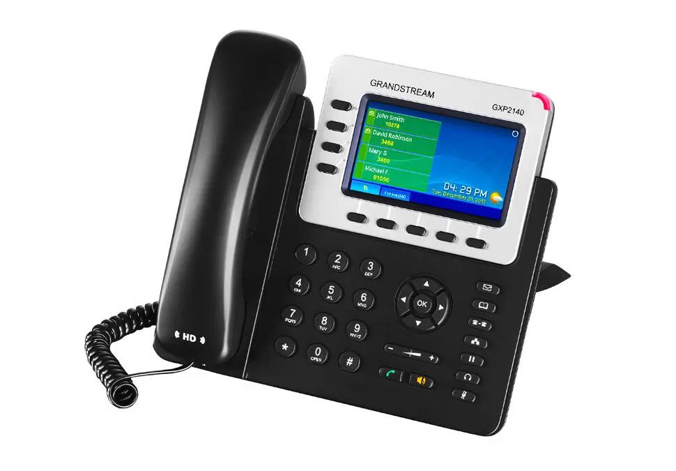 Grandstream GXP2140 | Simli IP Telefon 6 SIP/6 Liniýa Reňkli Ekran