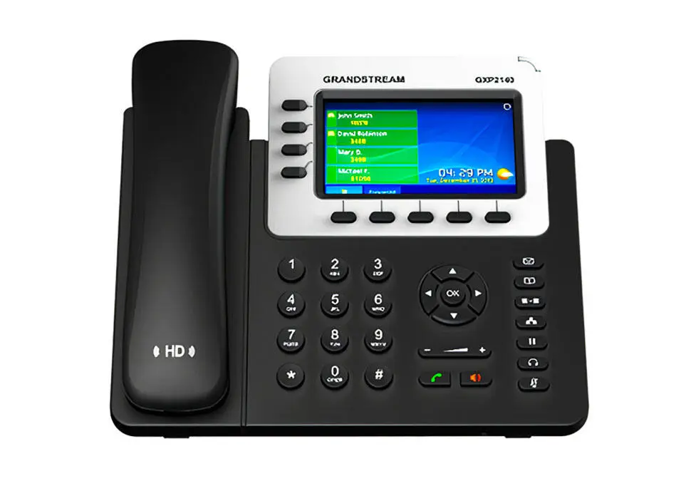 Grandstream GXP2140 | Simli IP Telefon 6 SIP/6 Liniýa Reňkli Ekran