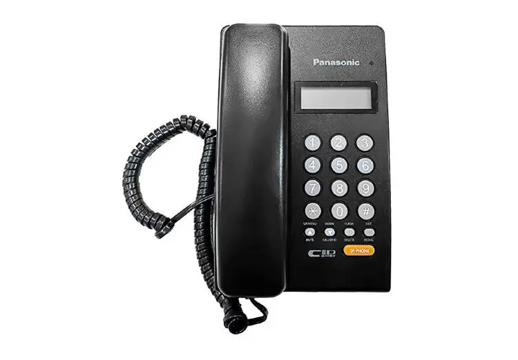 Panasonic KX-TS402 | Wired Phone with LCD Screen Black