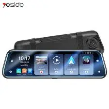 YESIDO KM24 | Car Video Recorder Dual Camera 9.66" IPS Touch
