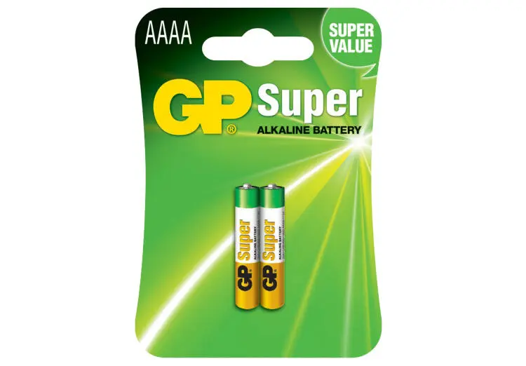 GP BATGP25AU2 | AAAA Battery 1.5 V Alkaline Pack 2 pcs
