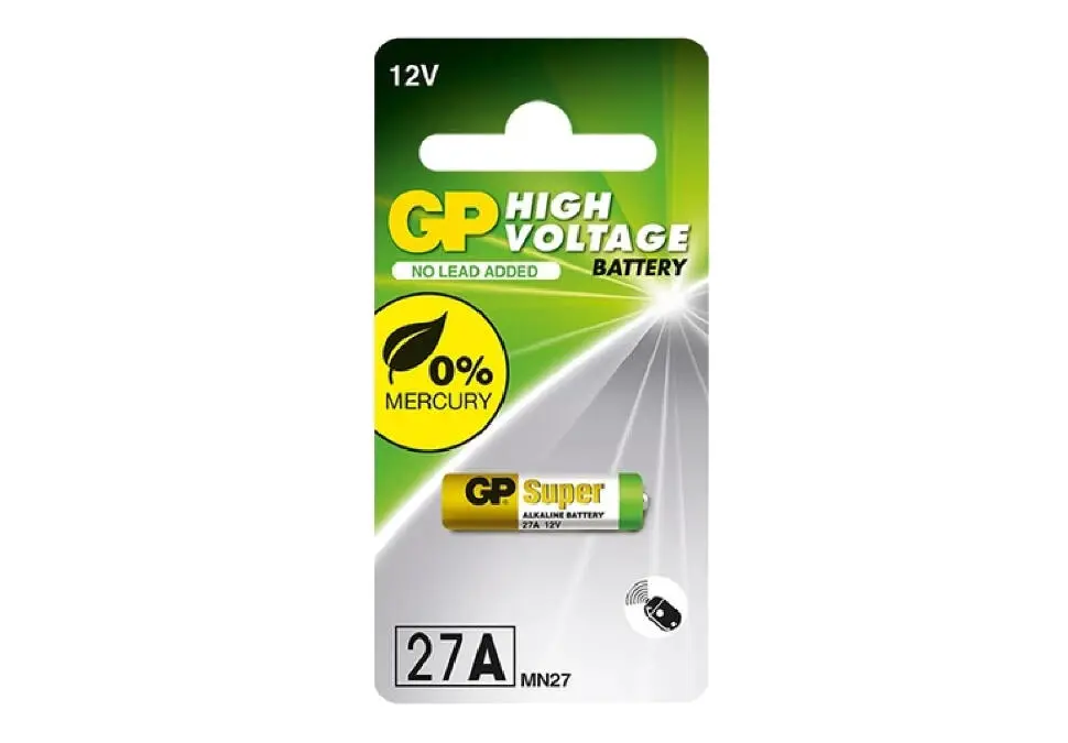 GP BATGP27AFU5 | Ultra High Voltage Battery A27 12V