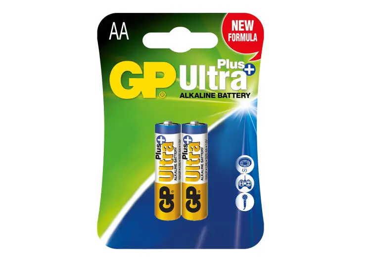 GP BATGP15AUP2UE2 | AA Alkaline Battery 1.5V 2 Pack