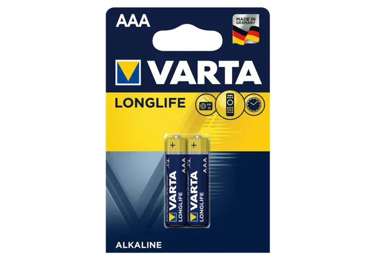 VARTA BATVL7037 | Батарейка AAA 2 шт Longlife