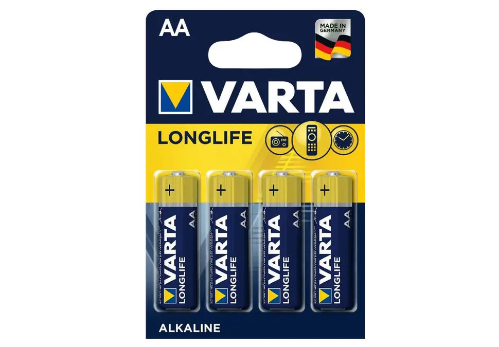 VARTA BATVL7150 | Щелочная батарейка AA 4 шт Longlife