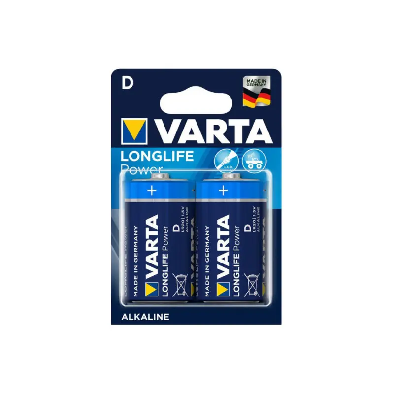 VARTA BATVARLLP9237 | Батарейка D Longlife Power 2 шт.