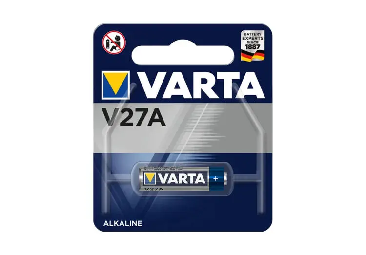 VARTA BATVARV27A | Alkaline Battery 12V V27A (LR27) Single Pack