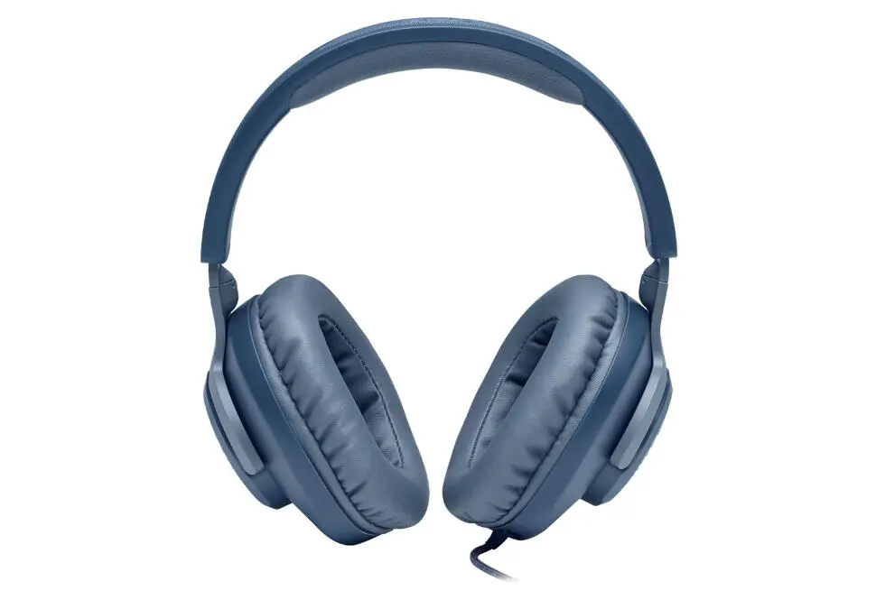 JBL Quantum 100 | Simli oýun nauşniki mikrofonly gök