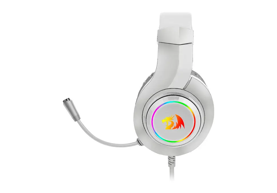 Redragon HEADRDH260RGBW | Игровая гарнитура RGB проводная микрофон белая