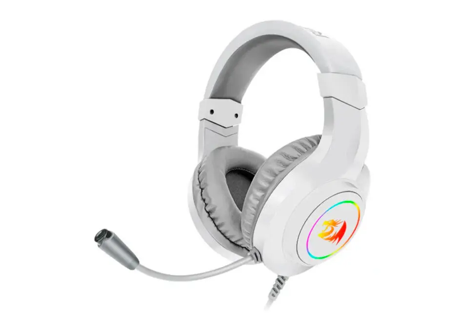 Redragon HEADRDH260RGBW | Игровая гарнитура RGB проводная микрофон белая