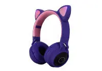 HEADPHONES HEADB028CVIO | Wireless Over-Ear Headphones Violet Kids Bluetooth Mic