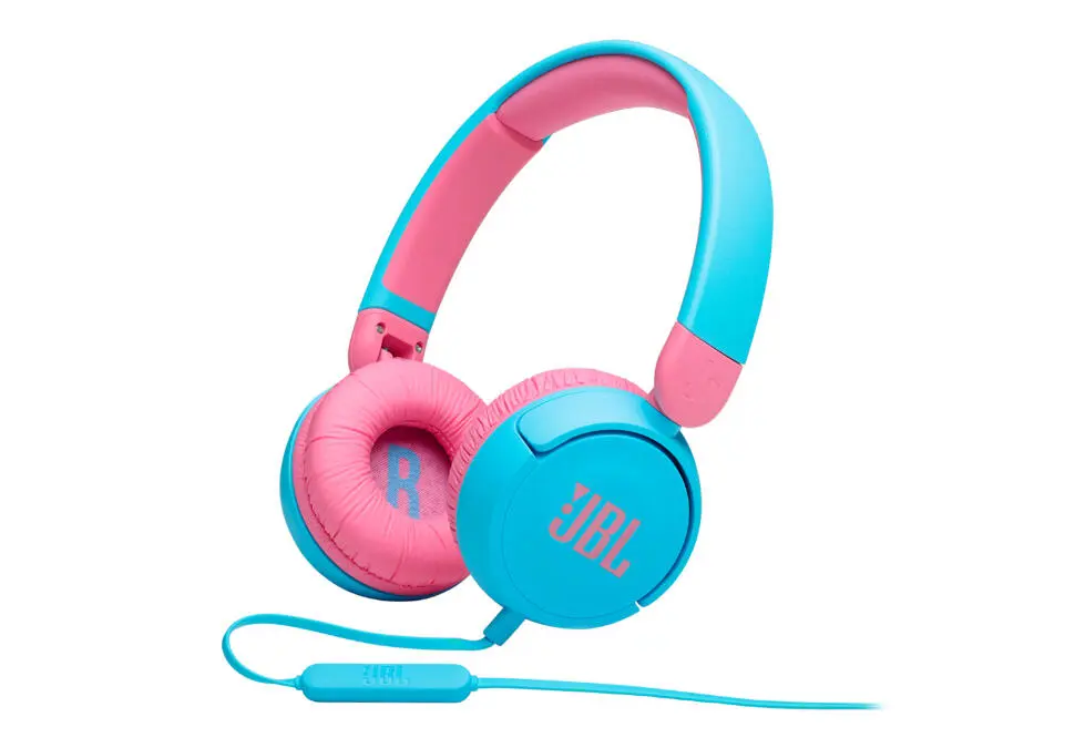 JBL HEADJBLJR310BLU | Çagalar üçin gulakdan geçirýän simli gulaklyk howpsuz