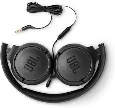 JBL TUNE 500 | Проводные наушники накладные искусственная кожа черные