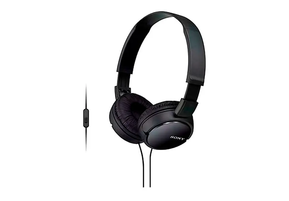 Sony MDR-ZX110AP | Over Ear Headphones Wired Black