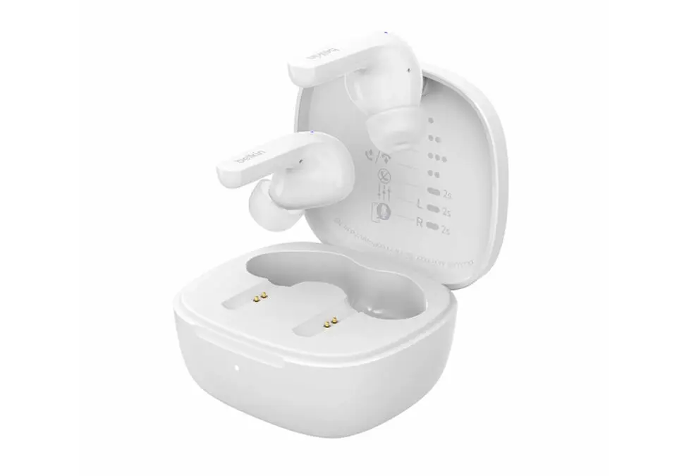 Belkin EARBELMOTW | TWS наушники Bluetooth, 9 часов, белые