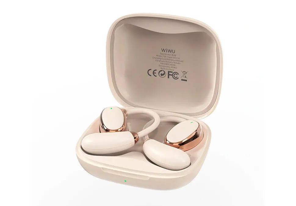 WIWU EARWIWUT30B | Wireless Earphones Noise Cancellation 6 Hours Beige