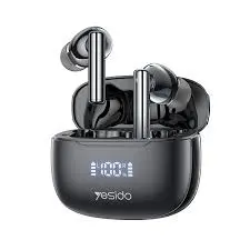 YESIDO EARYESTWS66 | Наушники Bluetooth до 32 часов ANC Черные