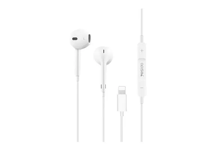 Yesido YH50 | Wired Earphones Lightning Connector White