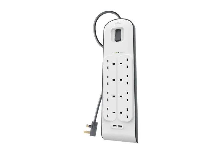 Belkin SPBEL8P2U | Surge Protector 8-Port 2 USB 2m