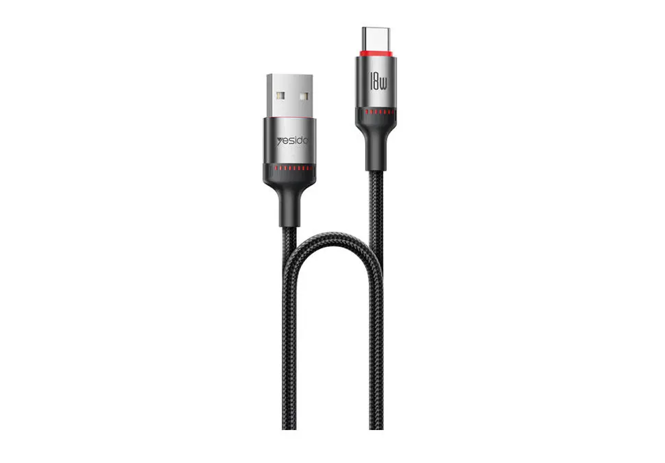 YESIDO CA129C | USB to Type-C Cable 1M Black