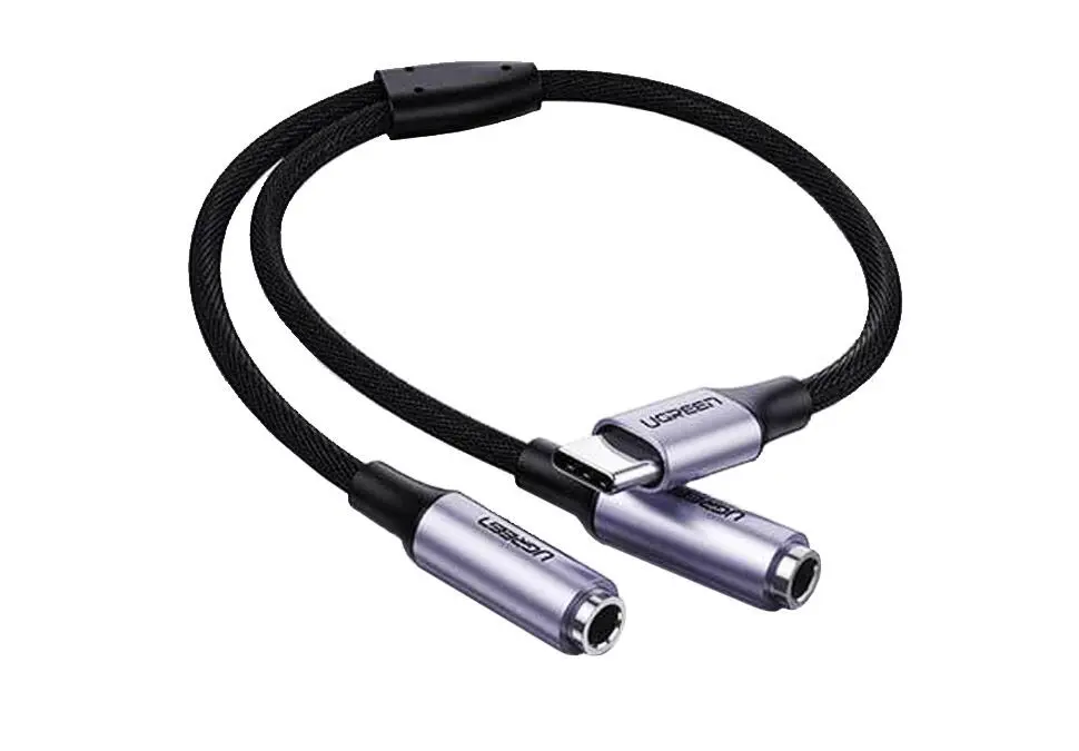 UGREEN ADUGREENAV144 | Адаптер Type-C на 2xAUX 25 см
