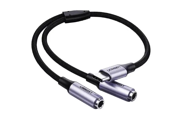 UGREEN ADUGREENAV144 | Адаптер Type-C на 2xAUX 25 см