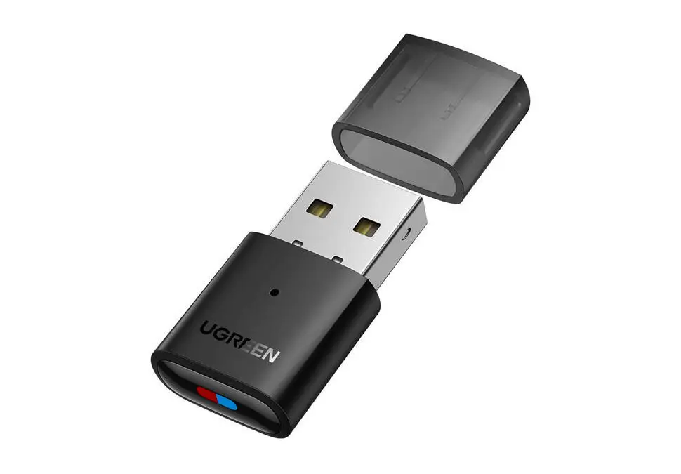 UGREEN CM408 | Bluetooth аудио ресивер и передатчик BT5.0, 2 устройства